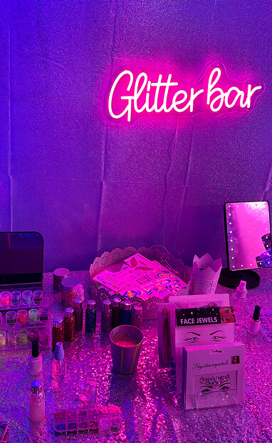 glitter bar